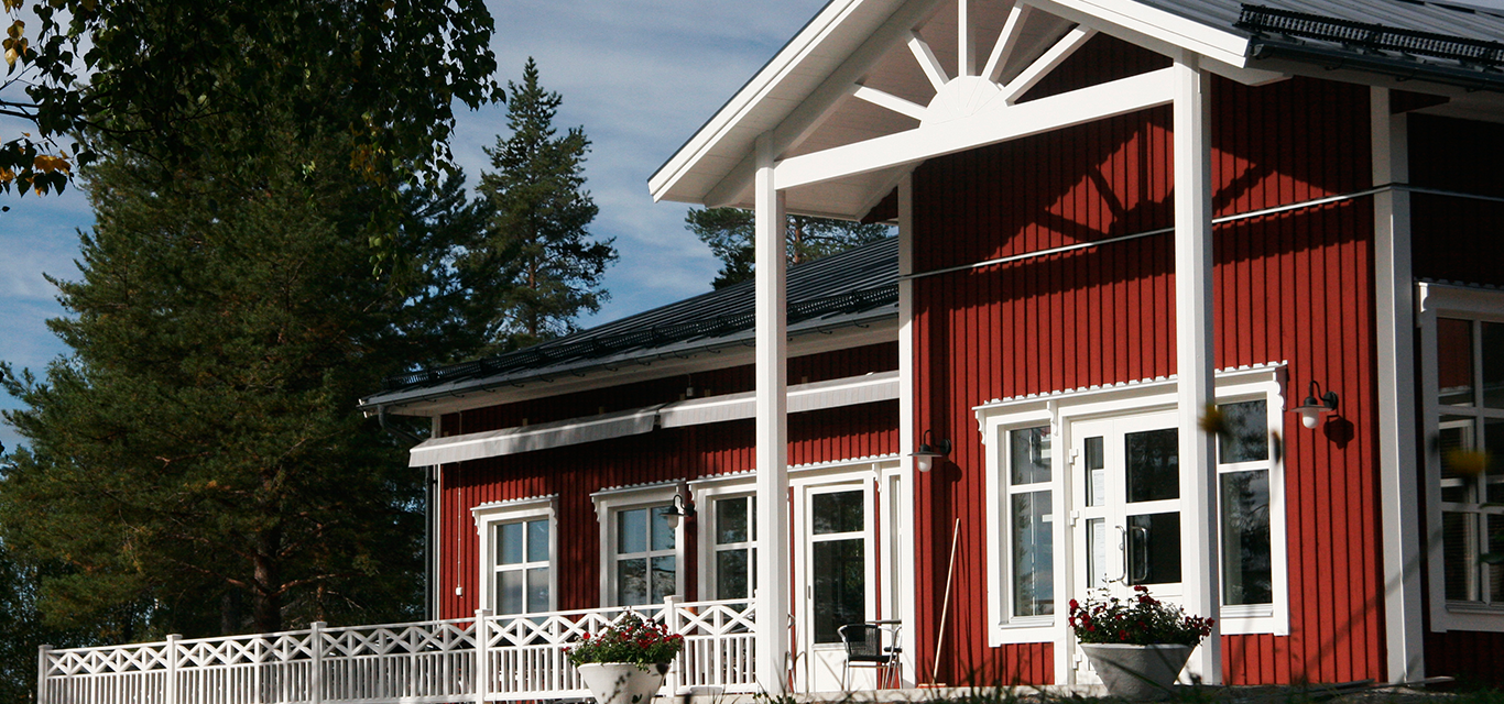 Sörbyn lodge - your perfect base to enjoy the woodlands of Swedish Lapland.